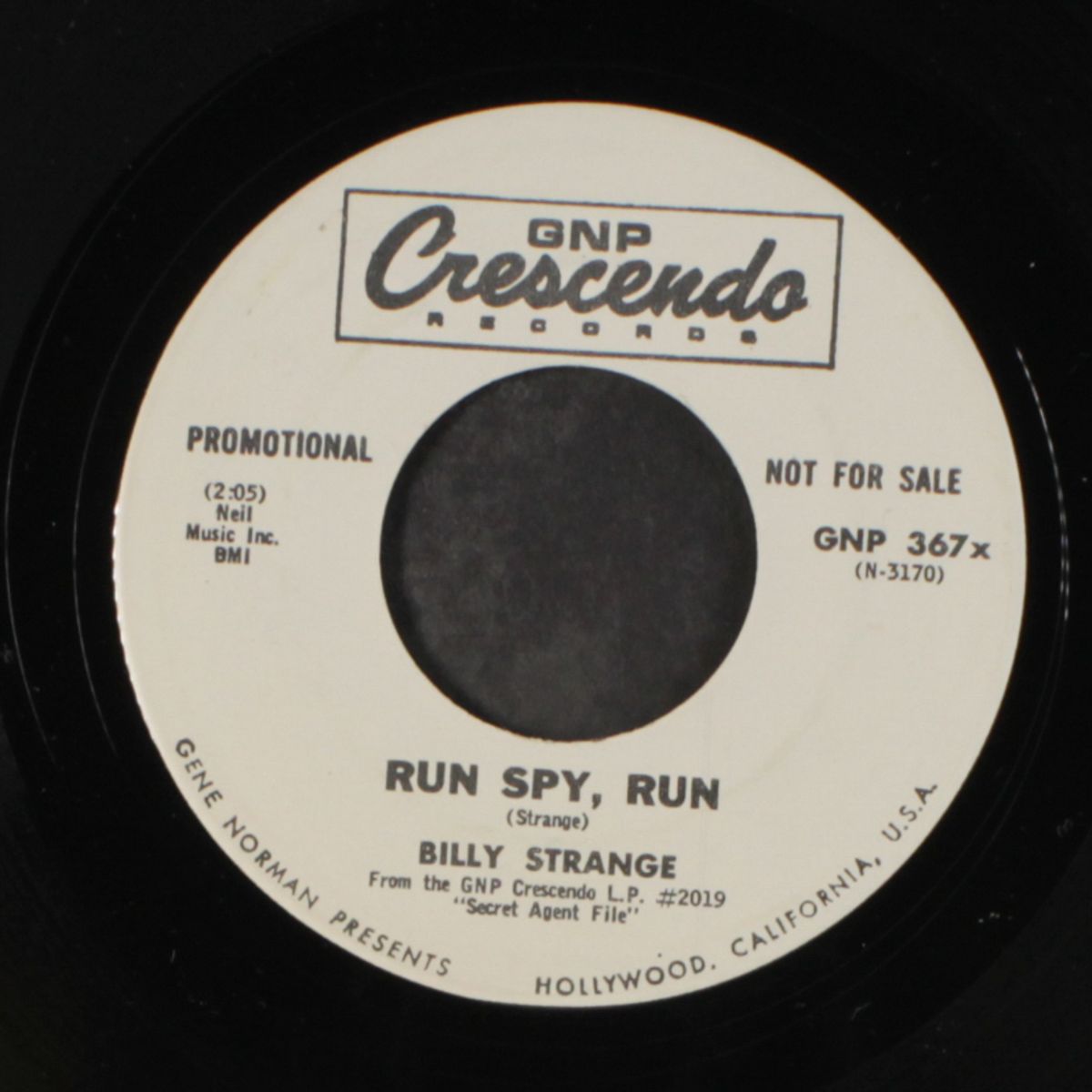 our man flint / run spy run by BILLY STRANGE
