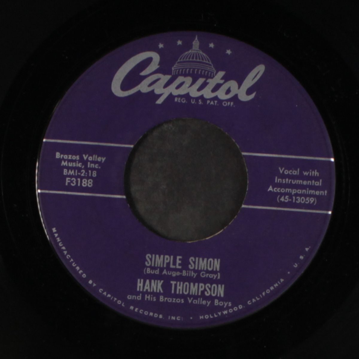most of all by HANK THOMPSON