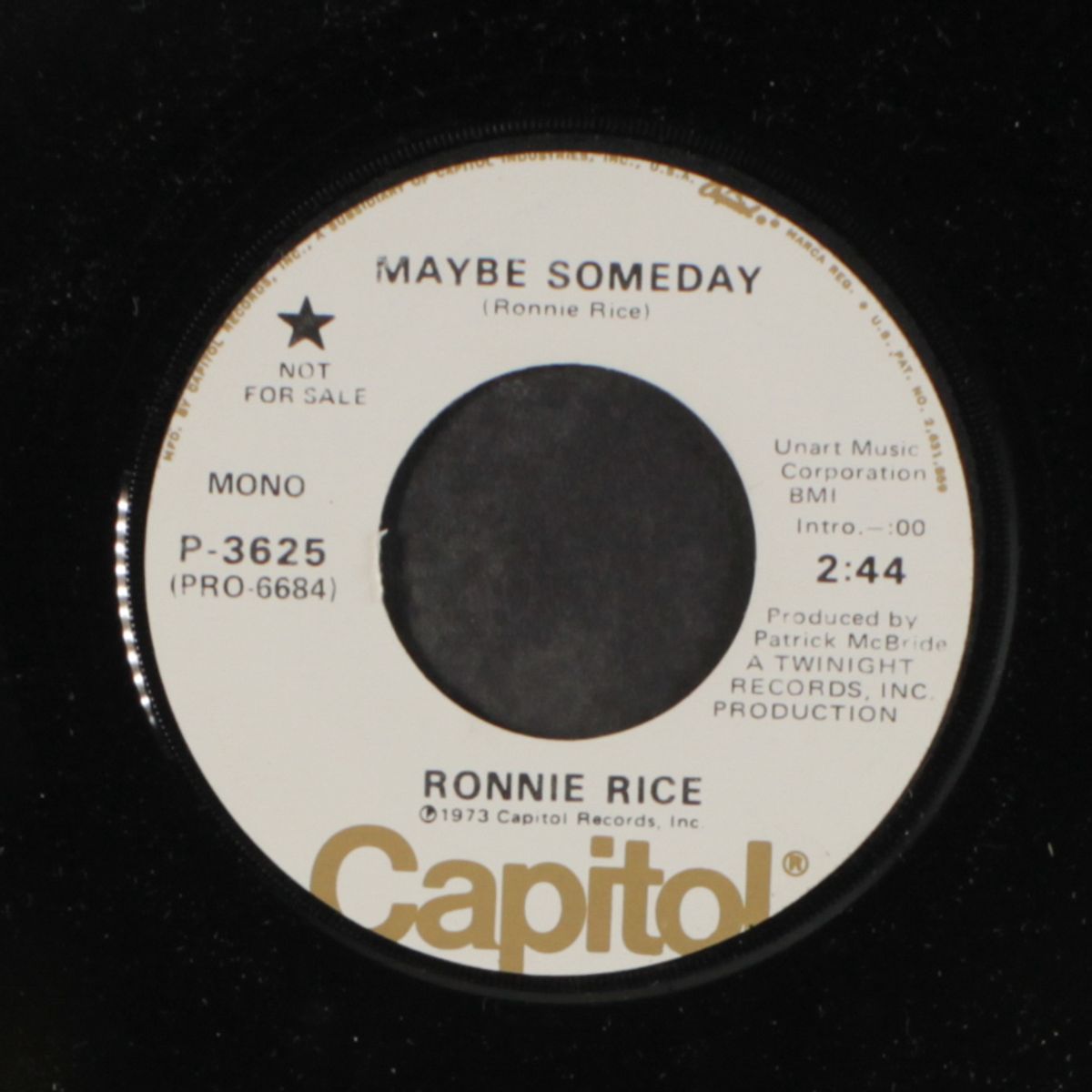 maybe someday / mono by RONNIE RICE