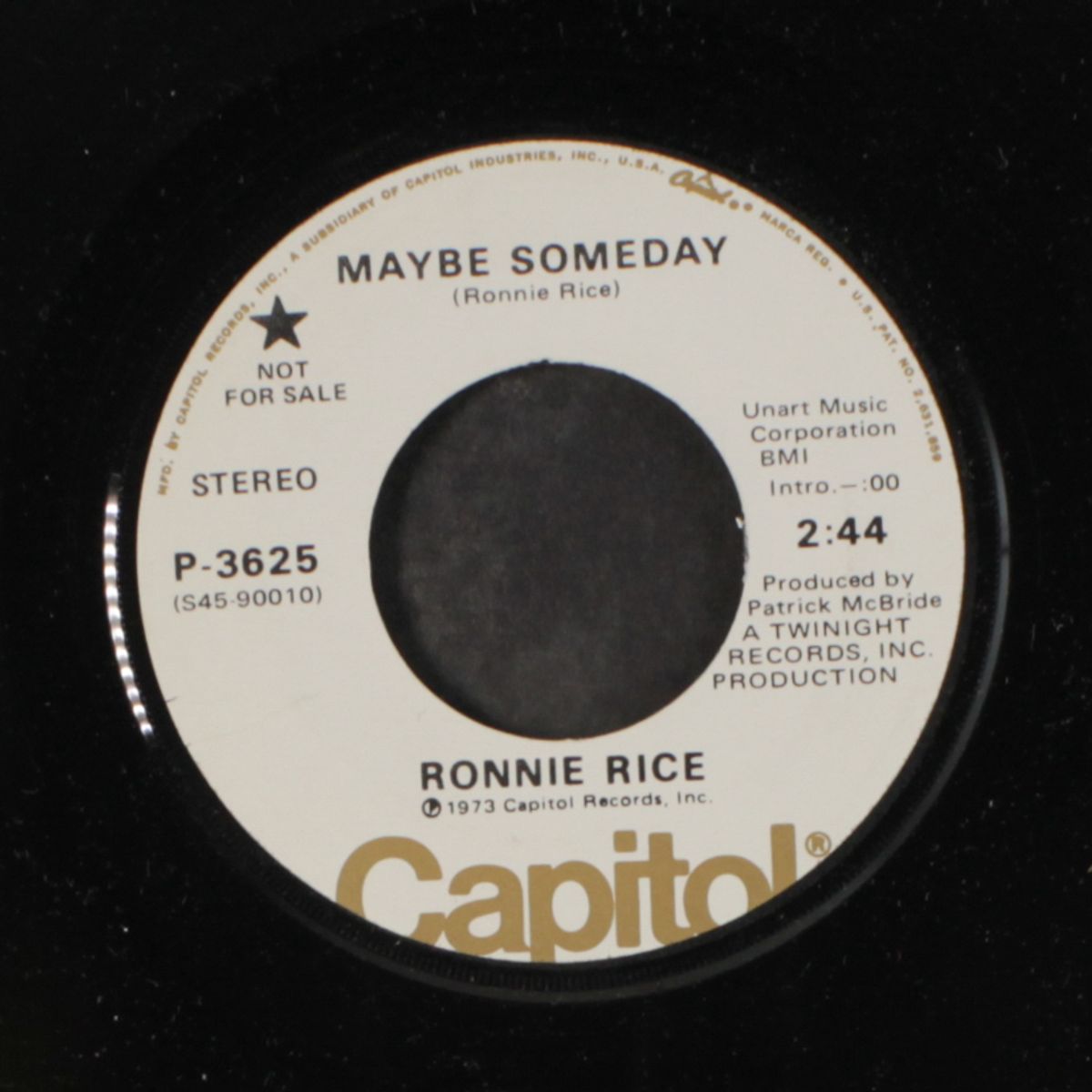 maybe someday / mono by RONNIE RICE
