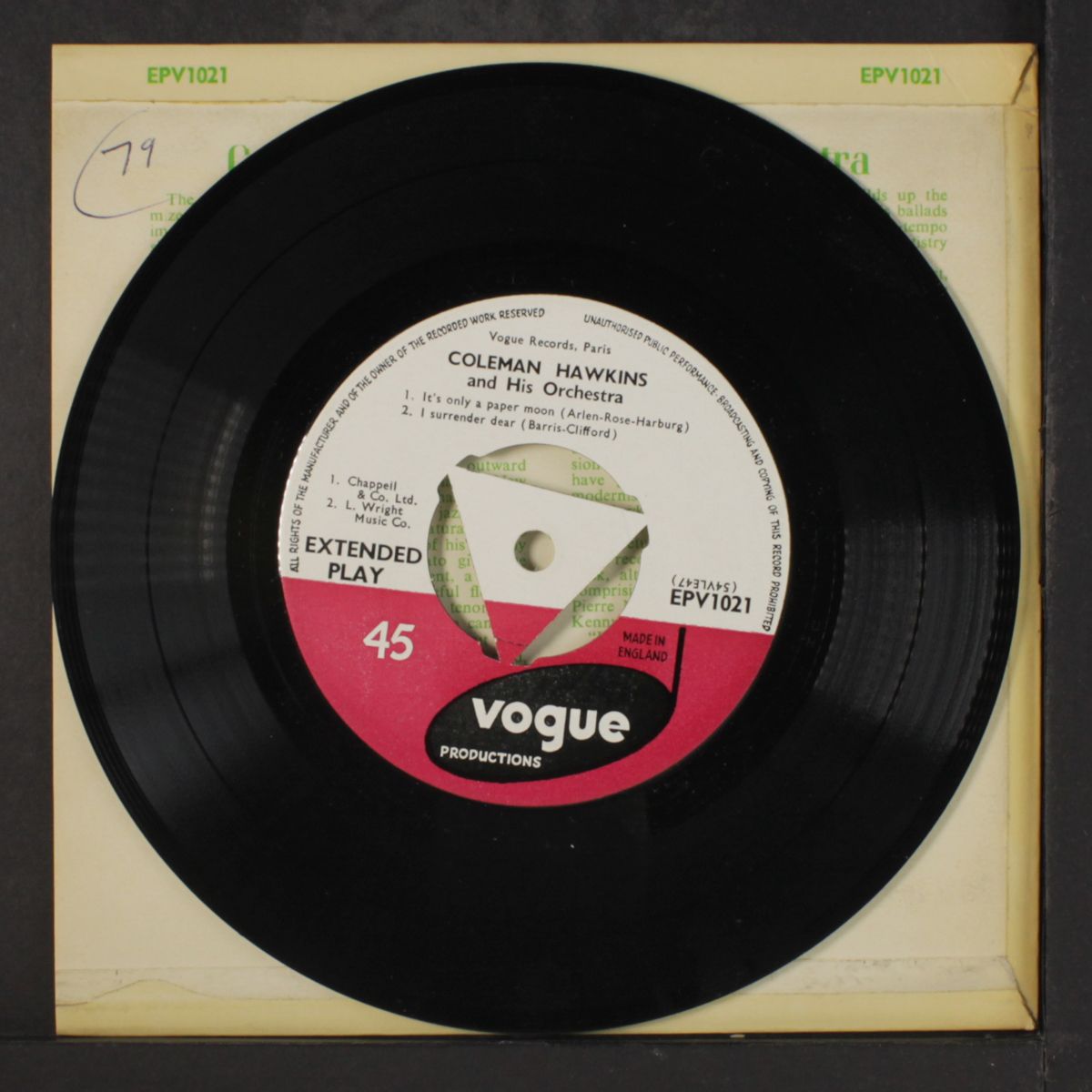 it's only a paper moon + 3 by COLEMAN HAWKINS