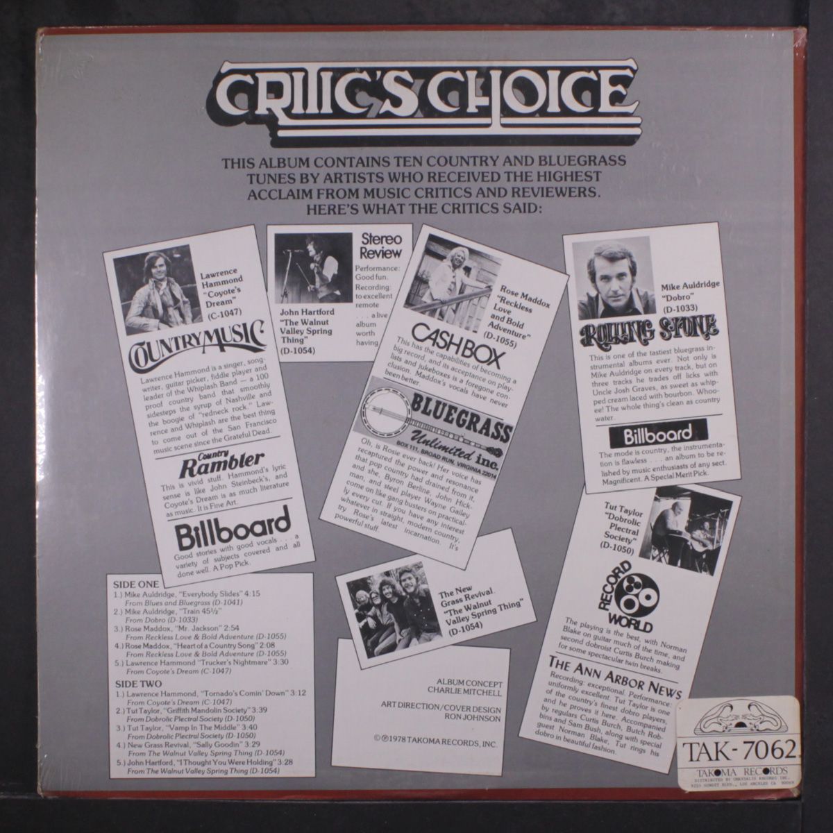 critic's choice by VARIOUS