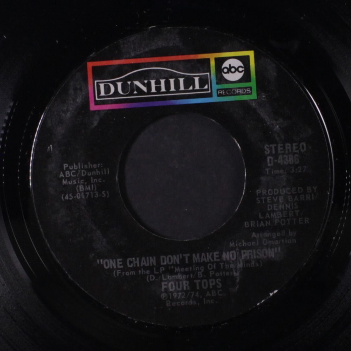 one chain don't make no prison by FOUR TOPS