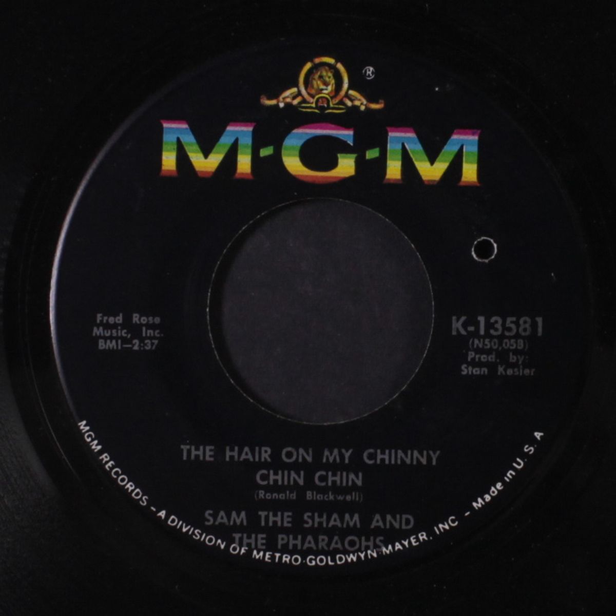 the hair on my chinny chin chin / (i'm in with the out crowd) by SAM THE SHAM & PHARAOHS