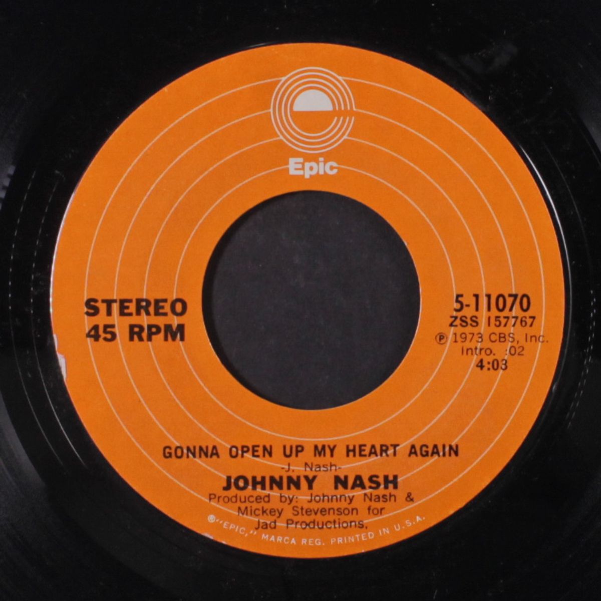 loving you / gonna open up my heart again by JOHNNY NASH