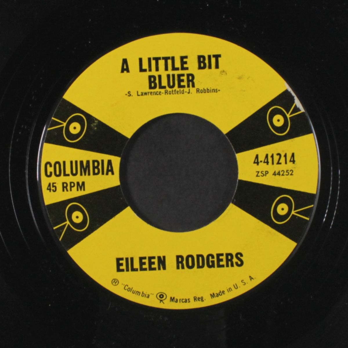 treasure of your love / a little bit bluer by EILEEN RODGERS
