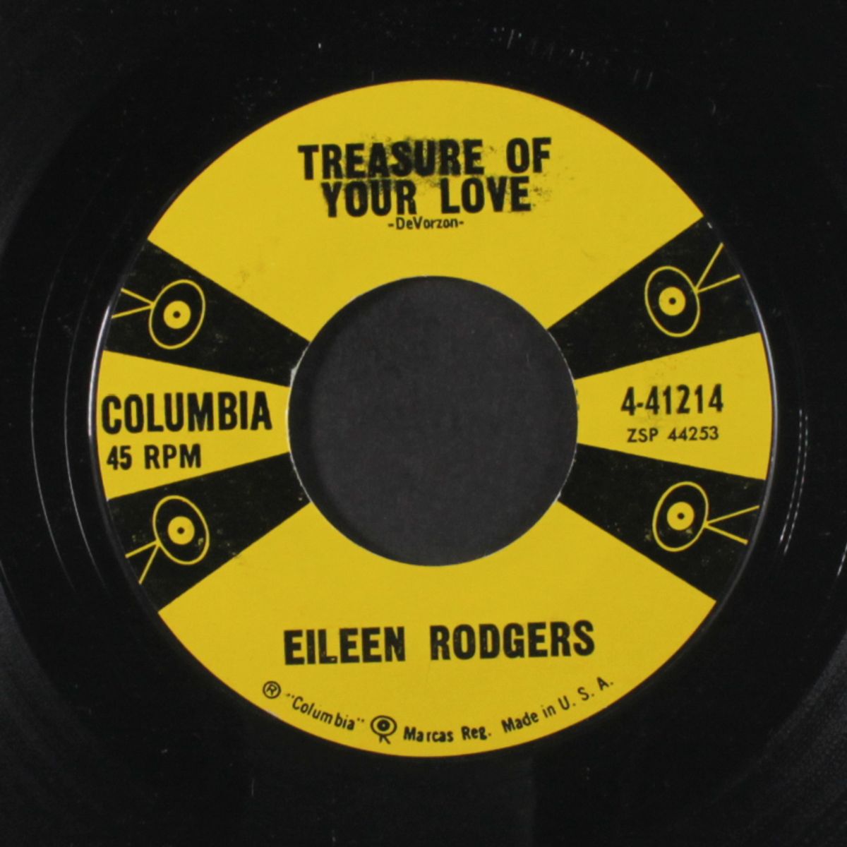 treasure of your love / a little bit bluer by EILEEN RODGERS