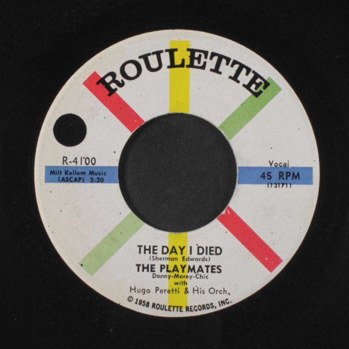 the day i died / while the record goes around by PLAYMATES