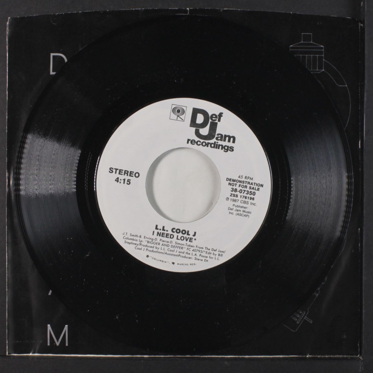 i need love / my rhyme ain't done by L.L. COOL J