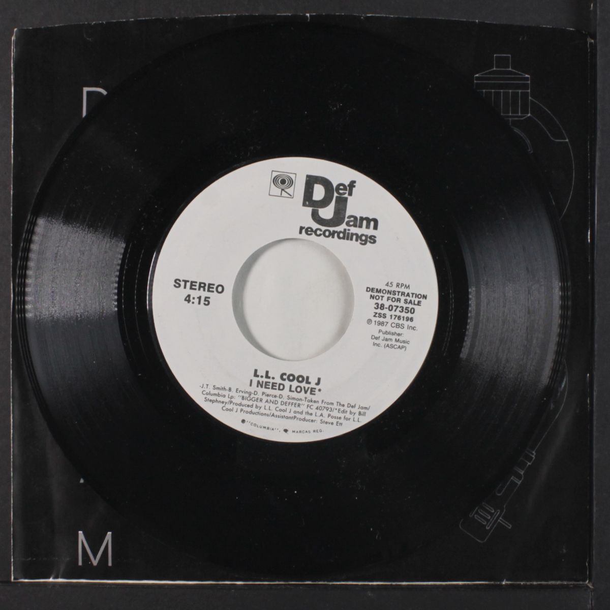 i need love / my rhyme ain't done by L.L. COOL J