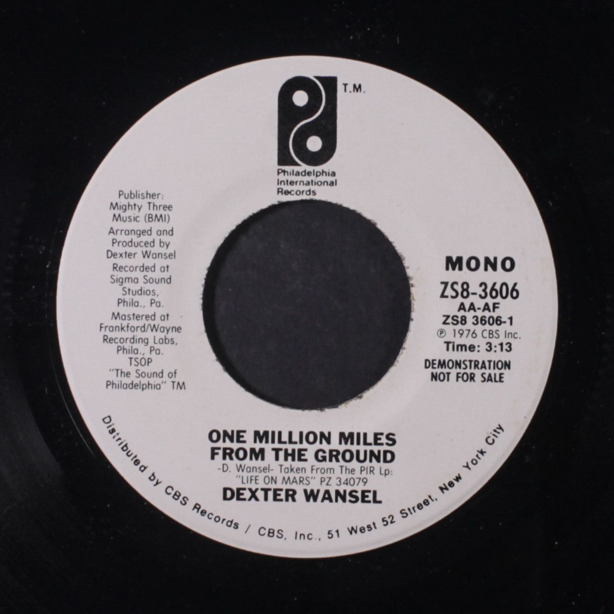 one million miles from the ground / mono by DEXTER WANSEL