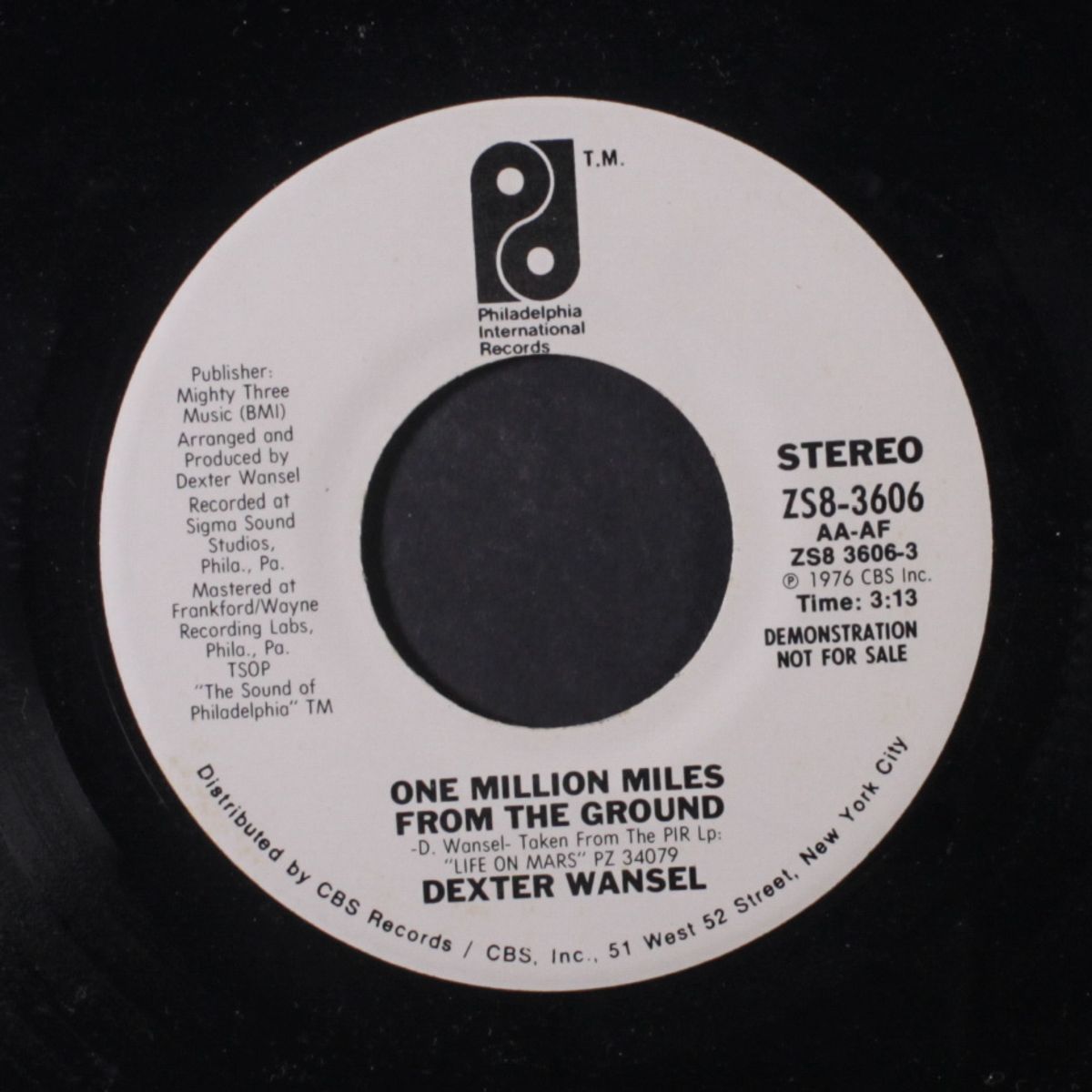 one million miles from the ground / mono by DEXTER WANSEL