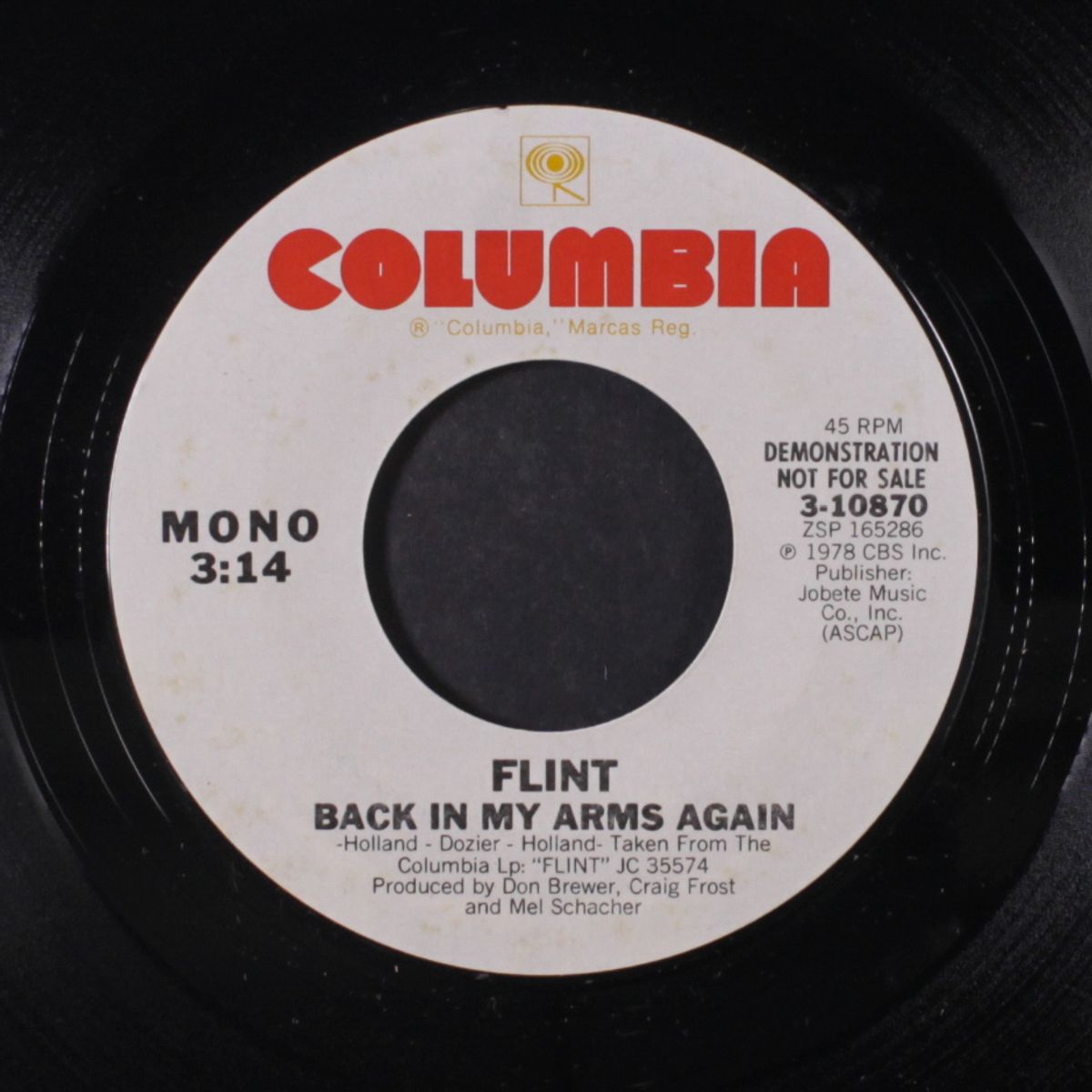 back in my arms again/ mono by FLINT