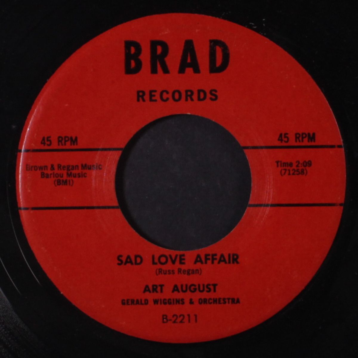 i lost my love / sad love affair by ART AUGUST