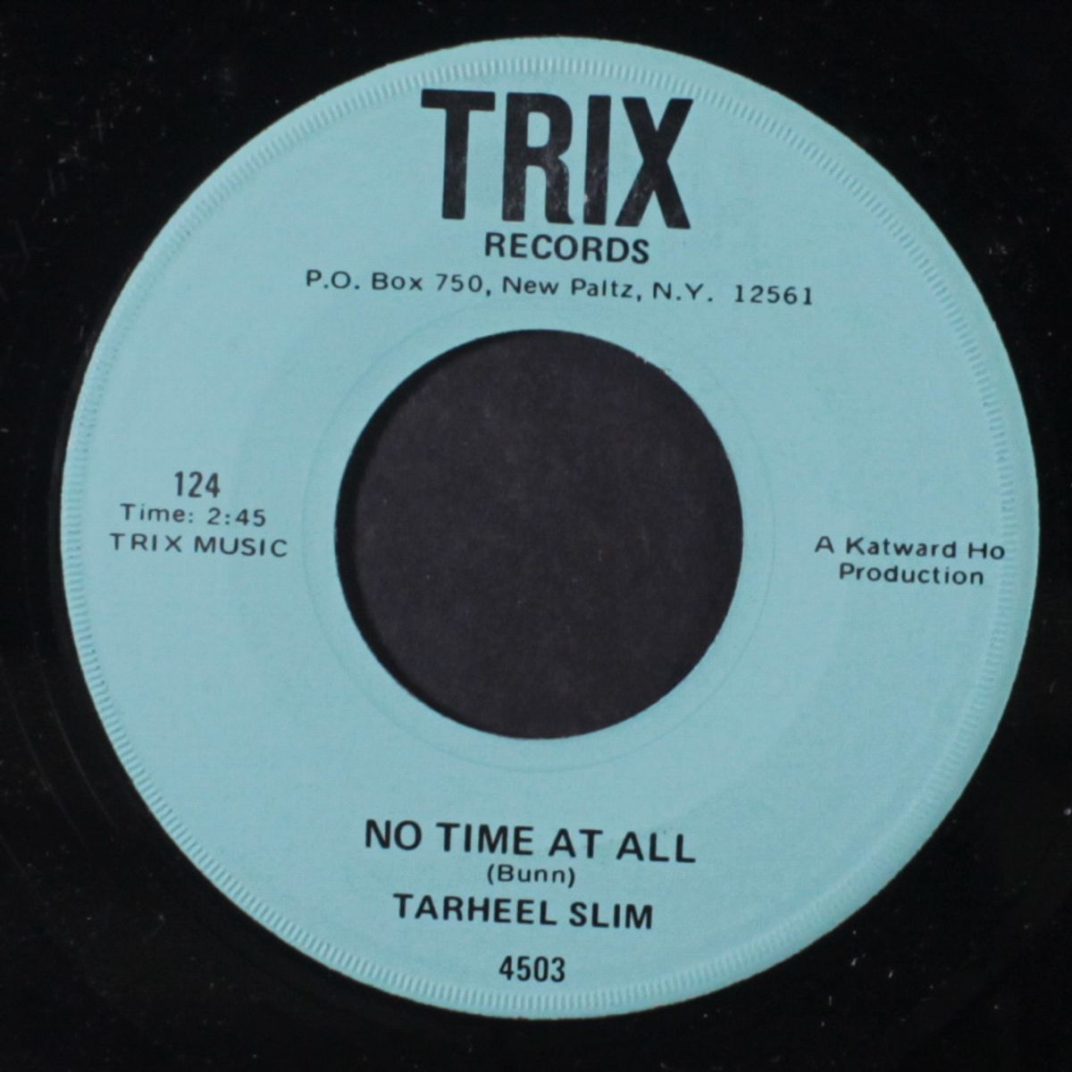 superstitious / no time at all by TARHEEL SLIM