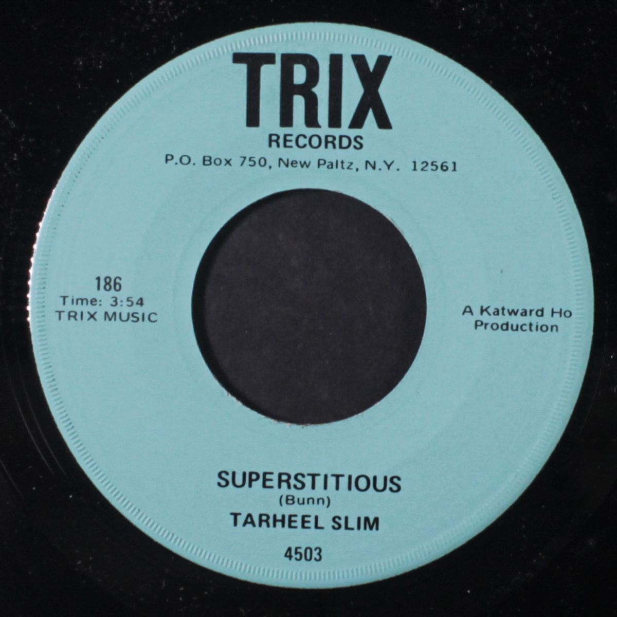 superstitious / no time at all by TARHEEL SLIM