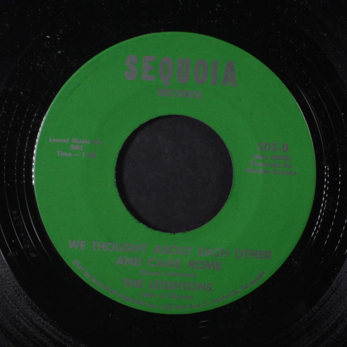 member of the blues / we thought about each other and came home by LEIGHTONS
