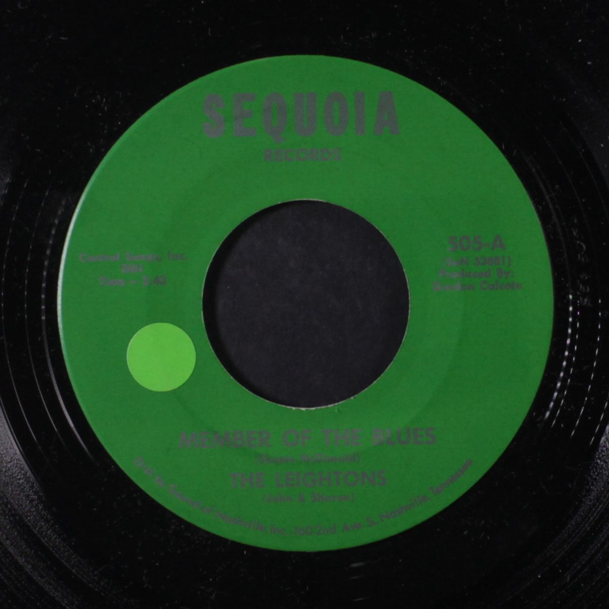 member of the blues / we thought about each other and came home by LEIGHTONS