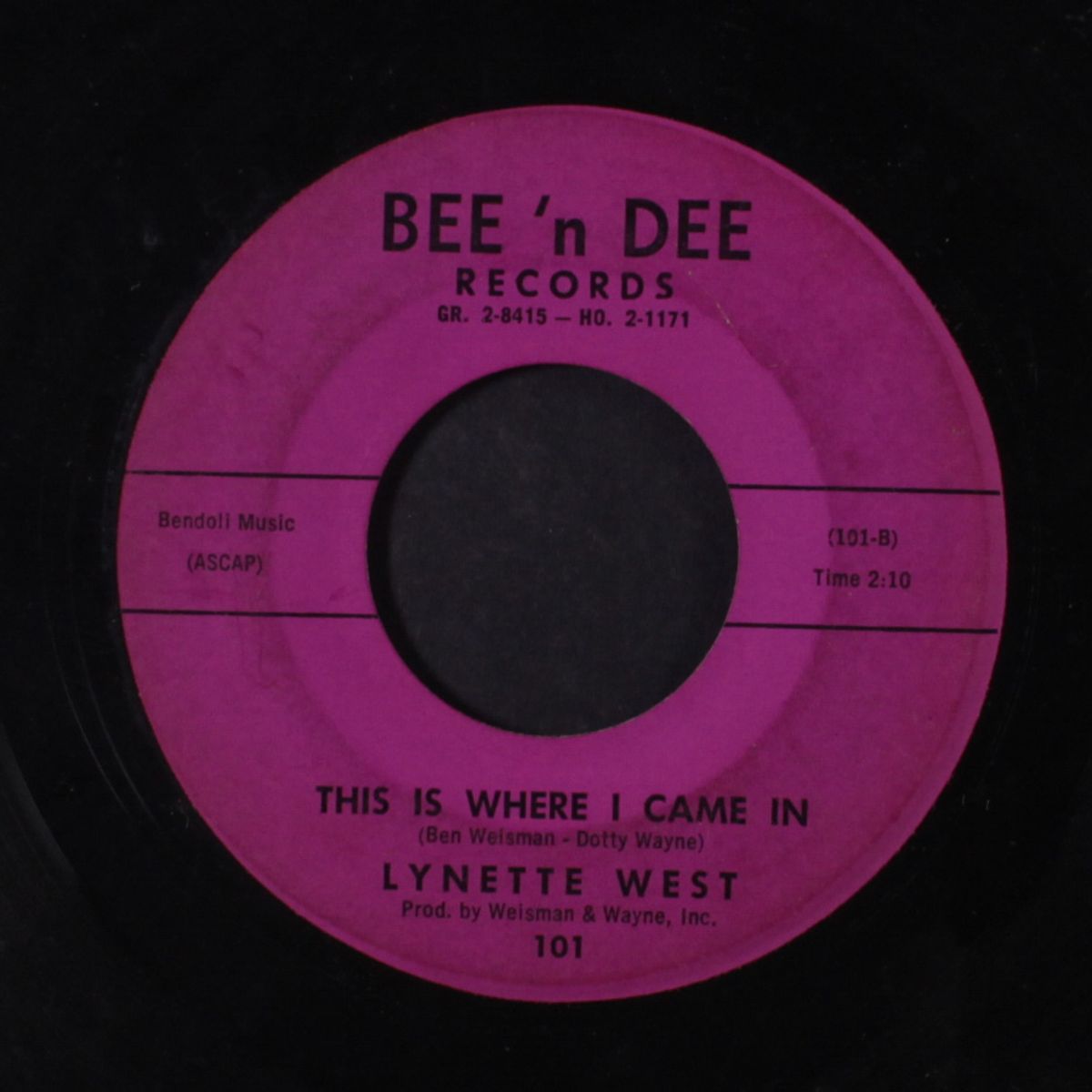 this is where i came in / if she doesn't want you by LYNETTE WEST