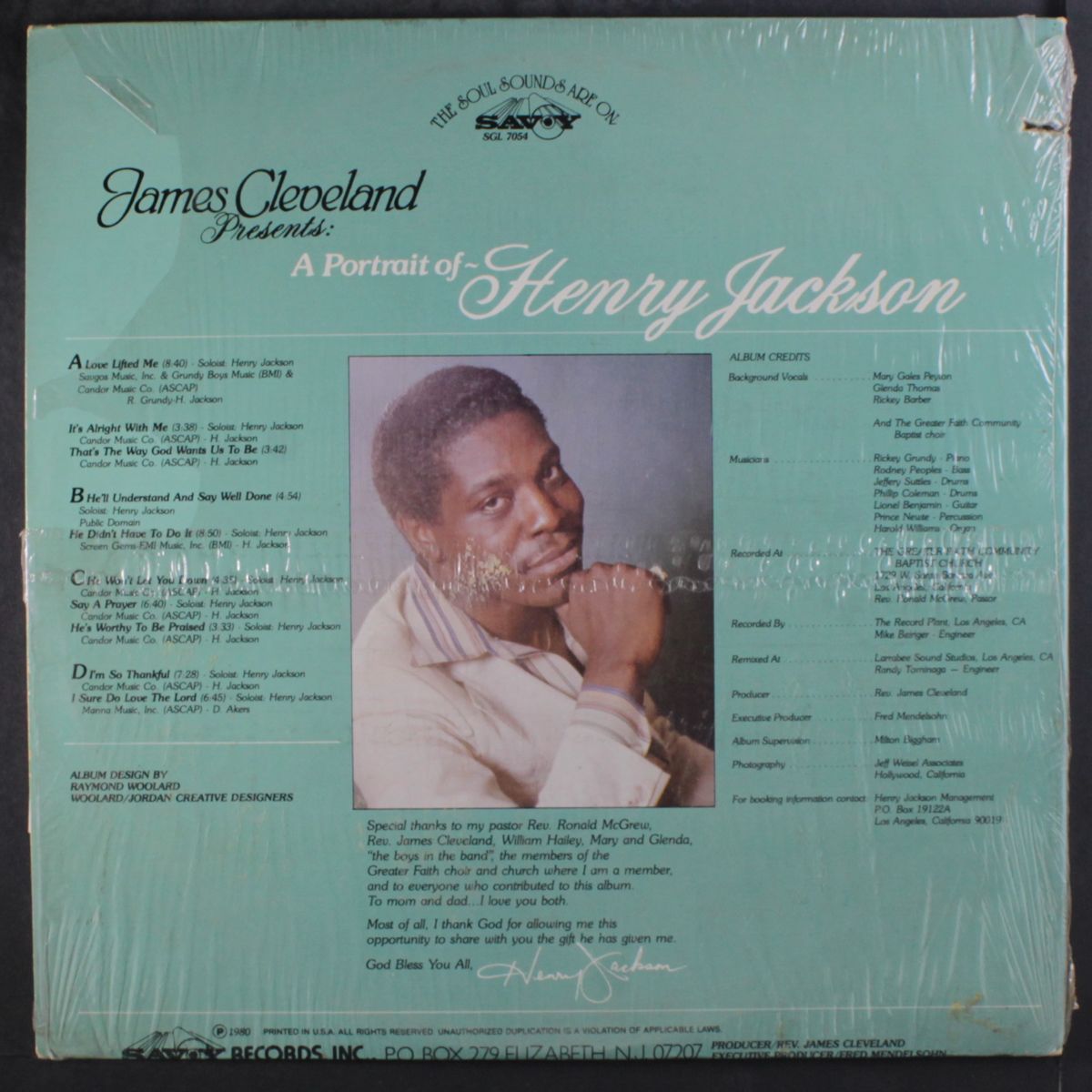 presents: a portrait of henry jackson by JAMES CLEVELAND