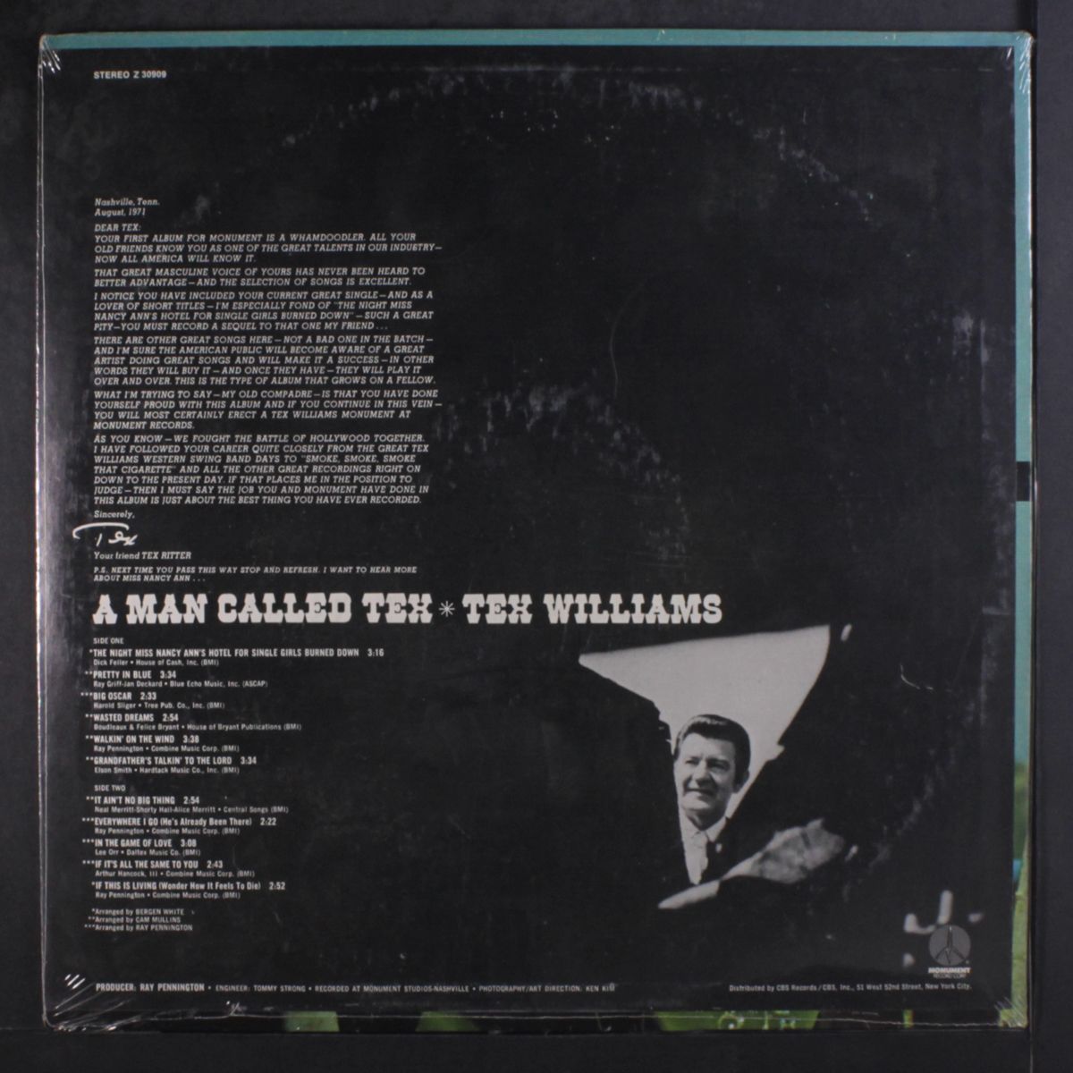 a man called tex by TEX WILLIAMS