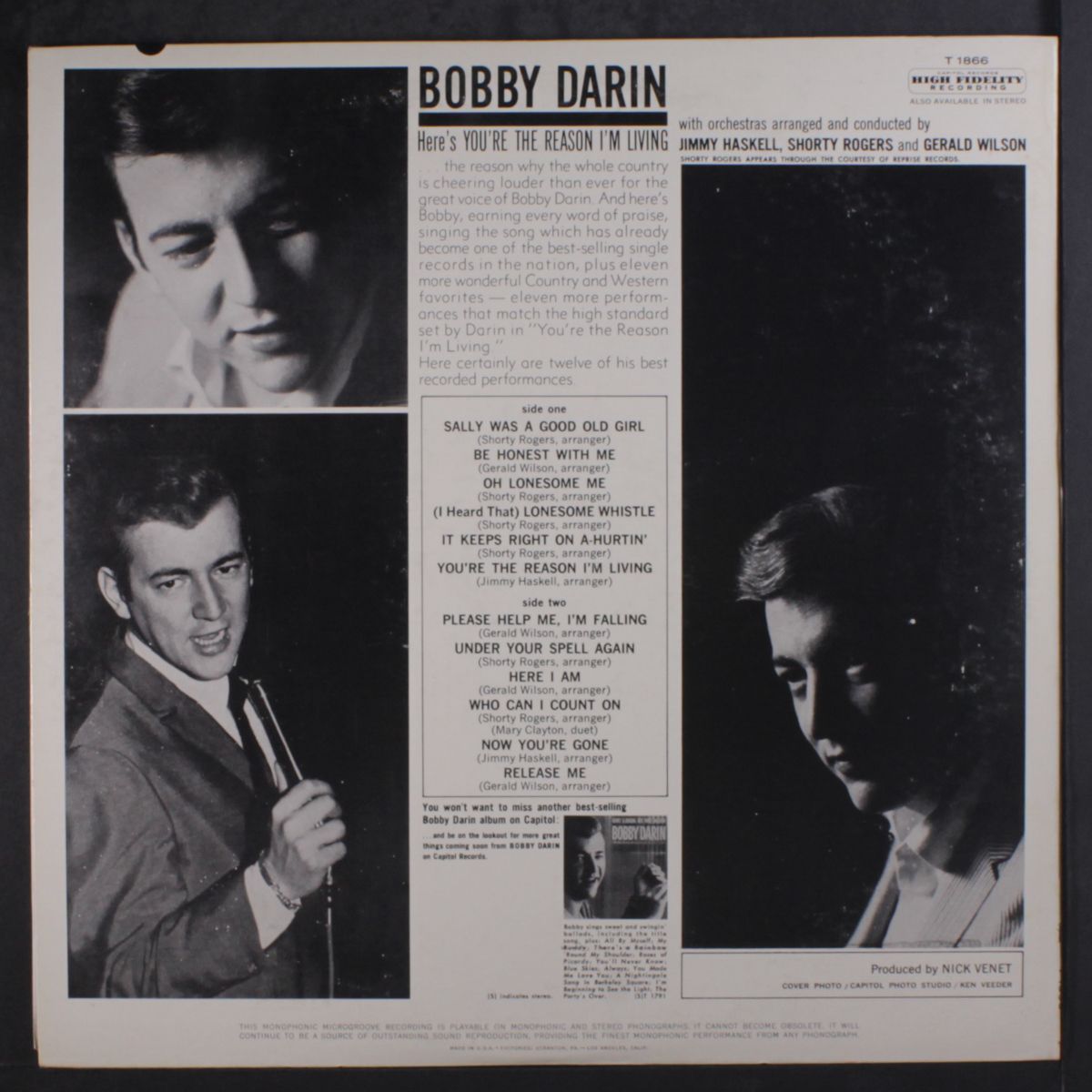 you're the reason i'm living by BOBBY DARIN