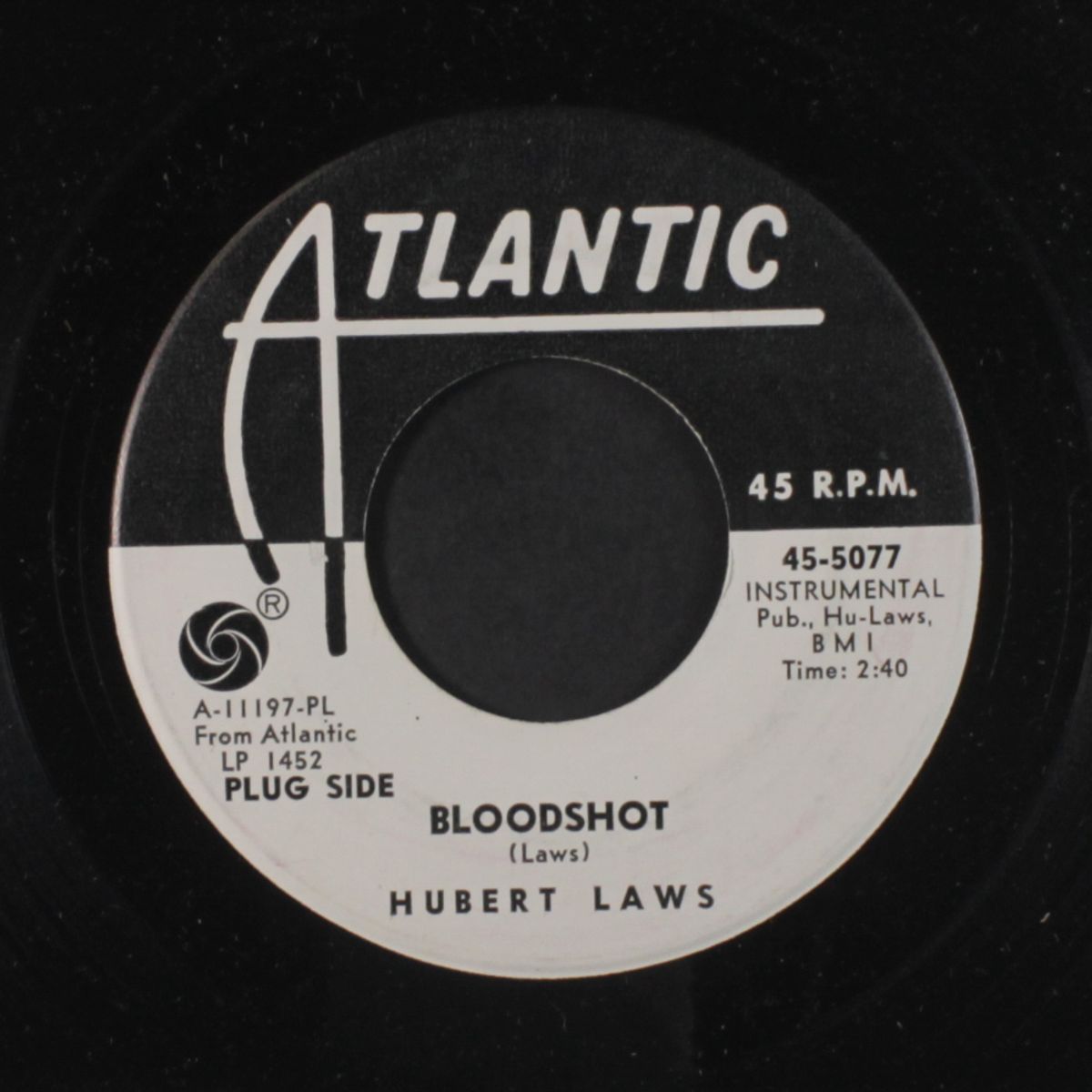 bloodshot / let her go by HUBERT LAWS