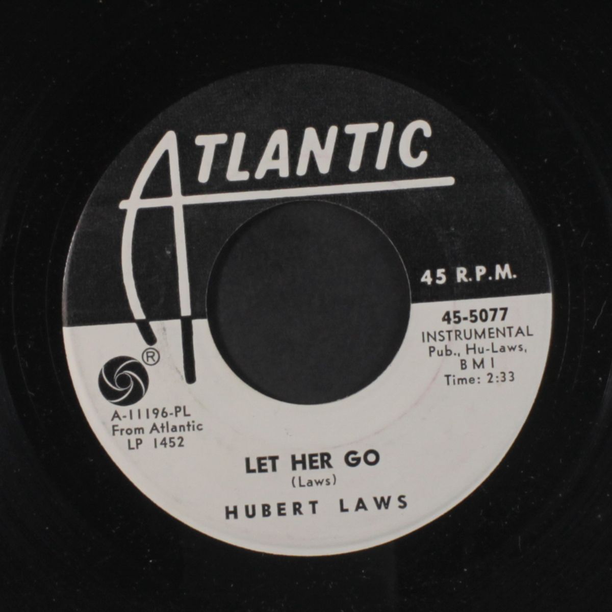 bloodshot / let her go by HUBERT LAWS
