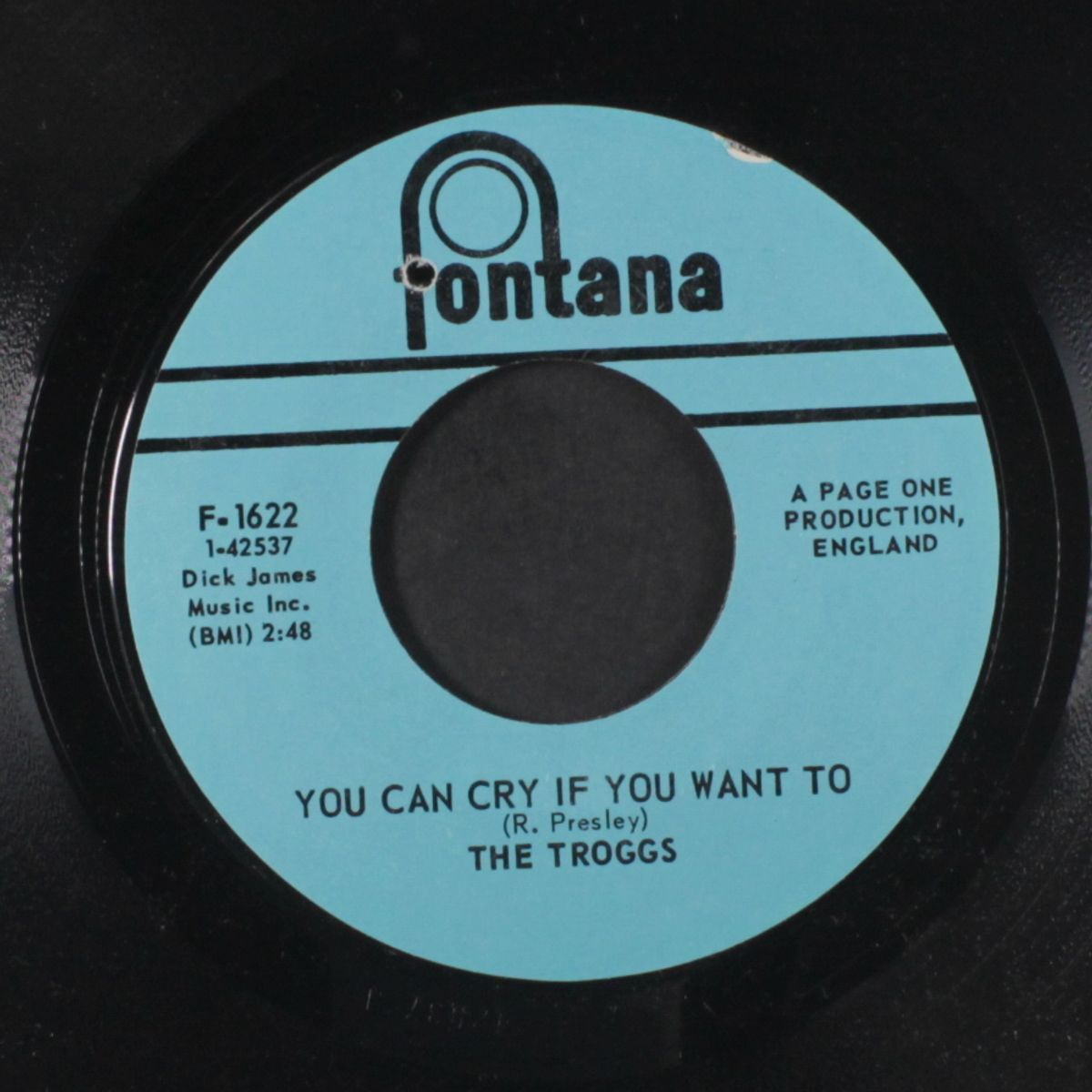 you can cry if you want to / there's something about you by TROGGS
