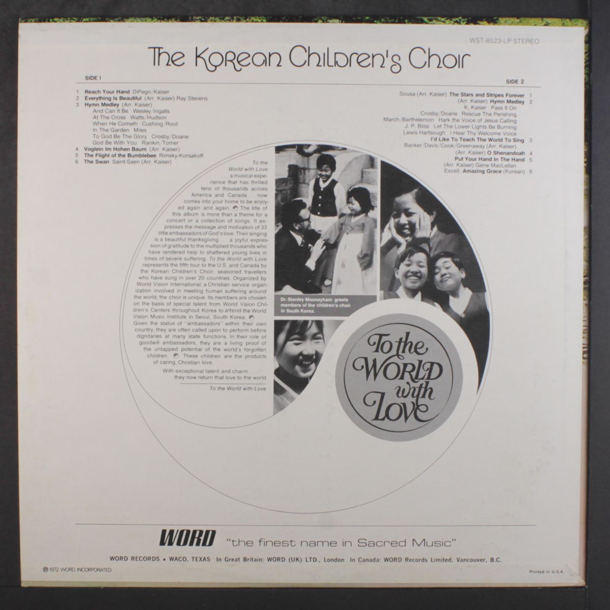 to the world with love by KOREAN CHILDREN'S CHOIR