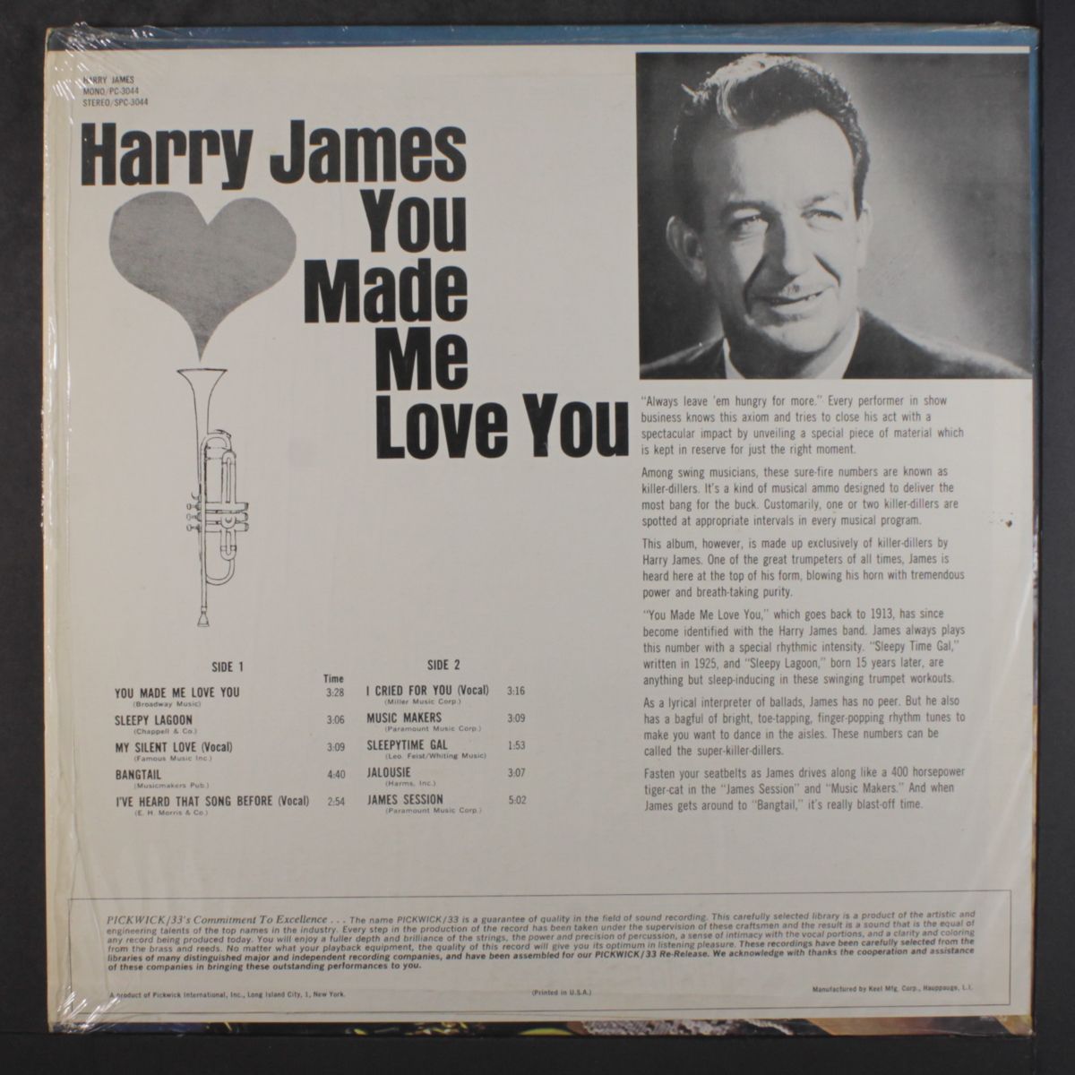 you made me love you by HARRY JAMES