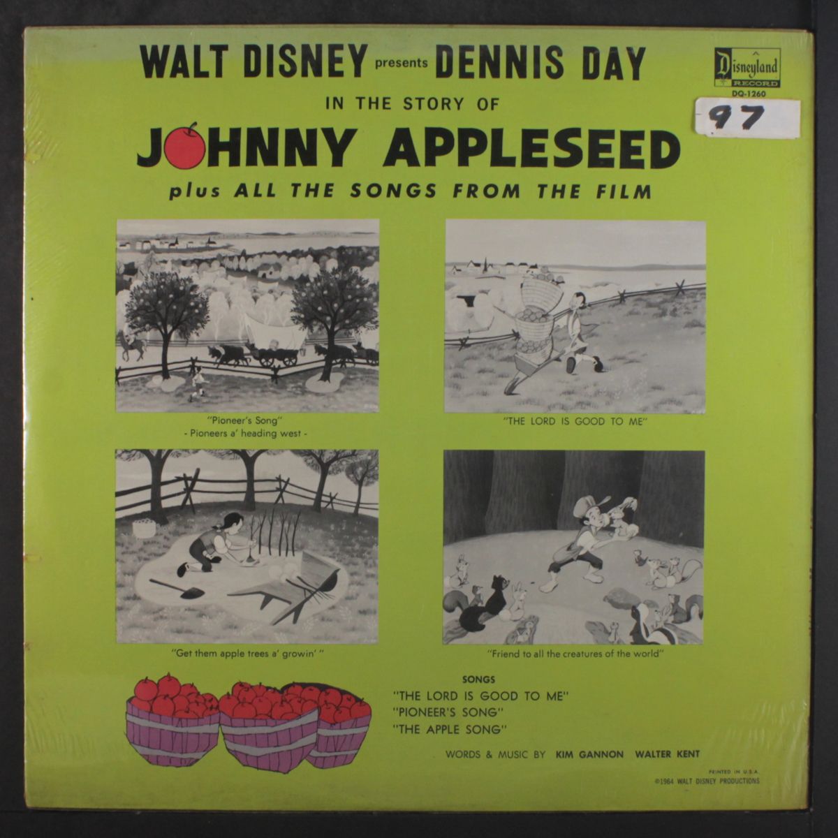 the story of johnny appleseed by WALT DISNEY