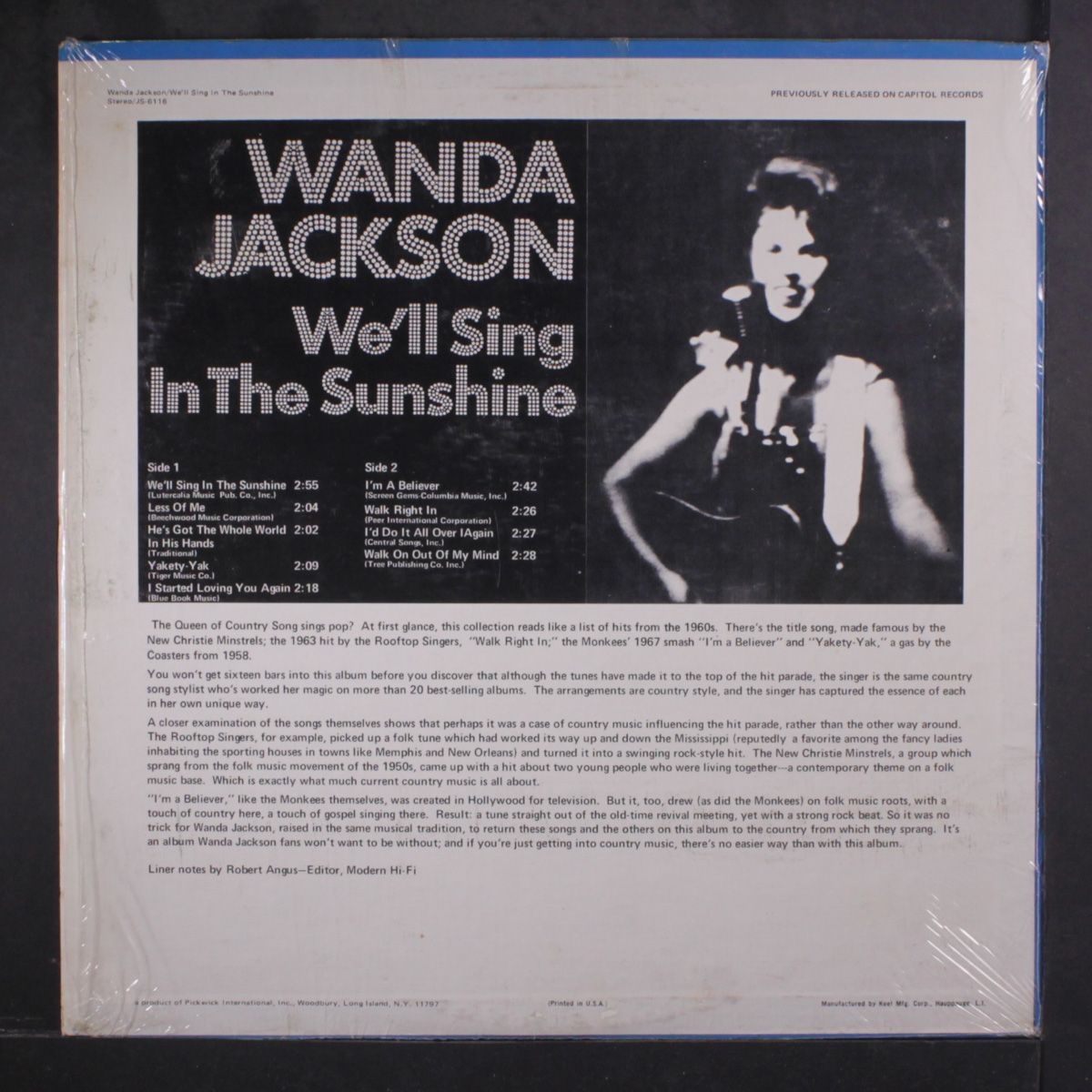 we'll sing in the sunshine by WANDA JACKSON