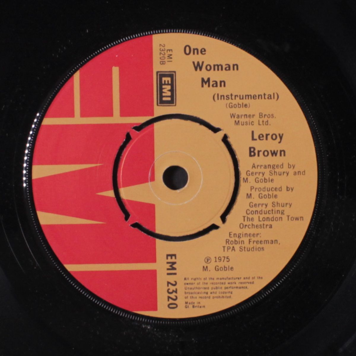 one woman man / instrumental by LEROY BROWN