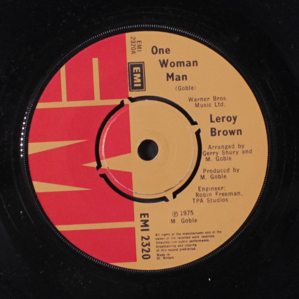 one woman man / instrumental by LEROY BROWN