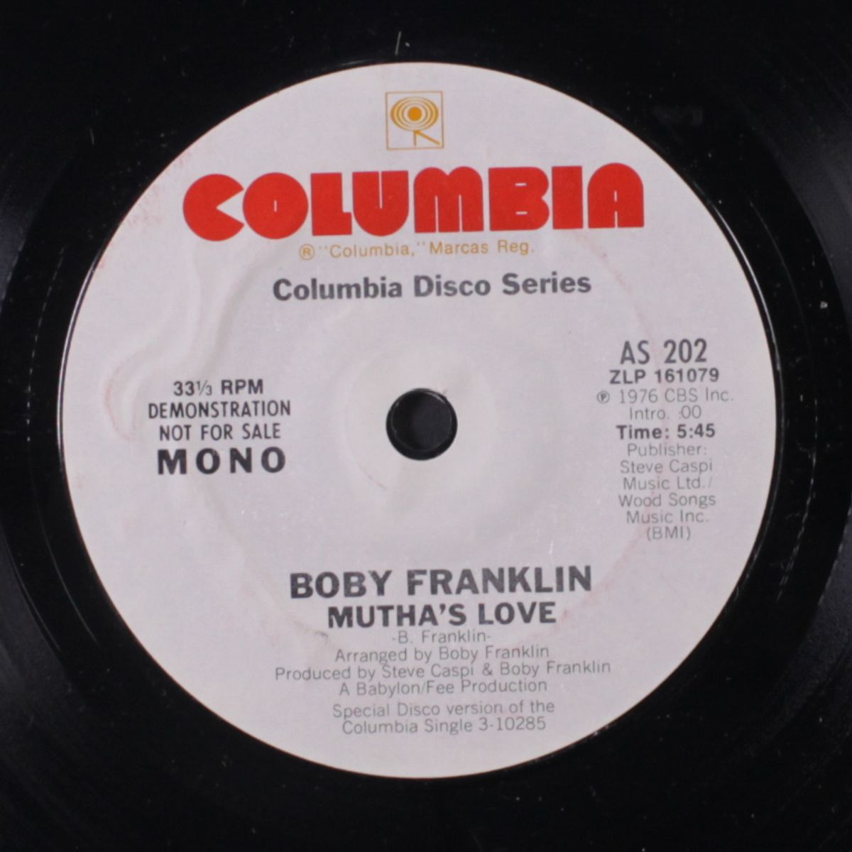 mutha's love / mono by BOBY FRANKLIN