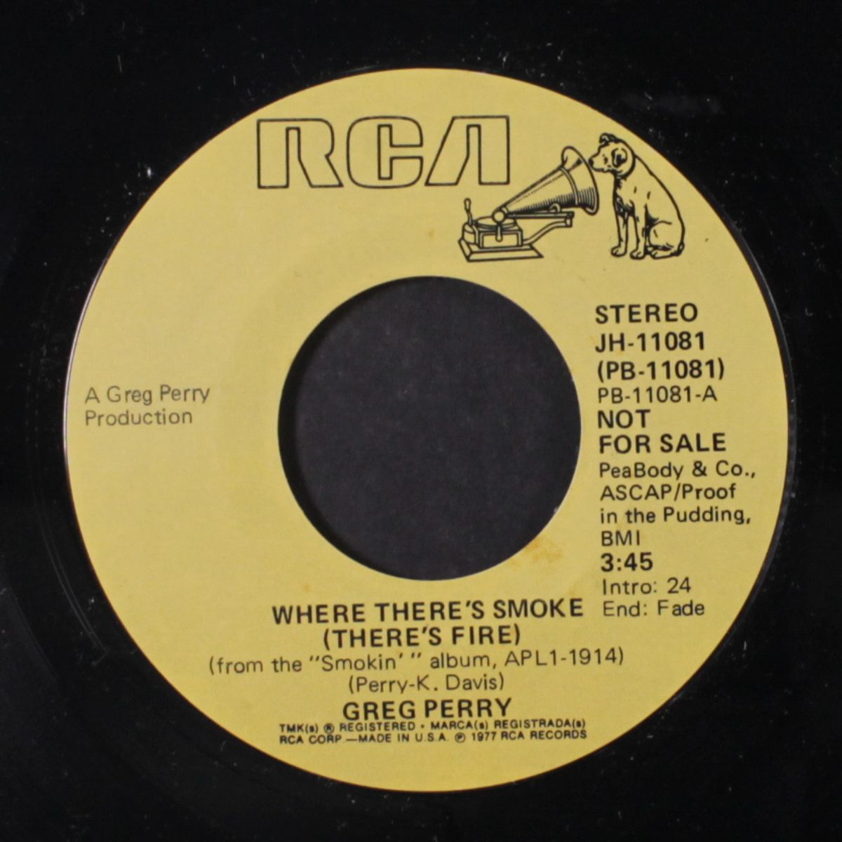 where there's smoke / mono by GREG PERRY