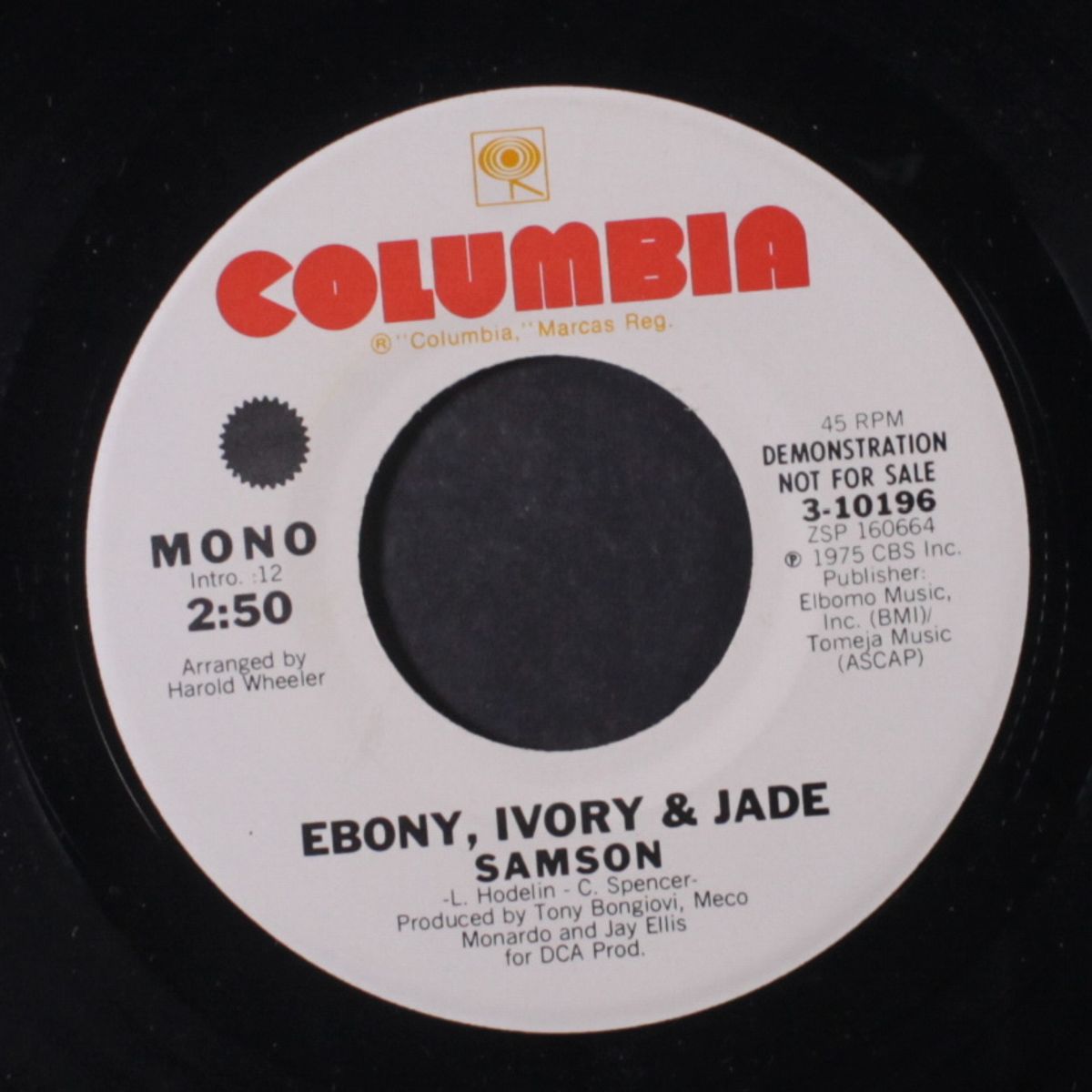 samson / mono by EBONY, IVORY & JADE