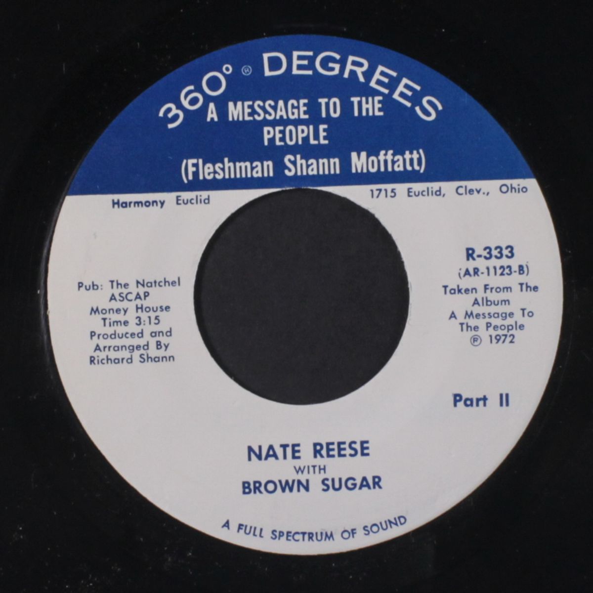 a message to the people / part ii by NATE REESE & BROWN SUGAR