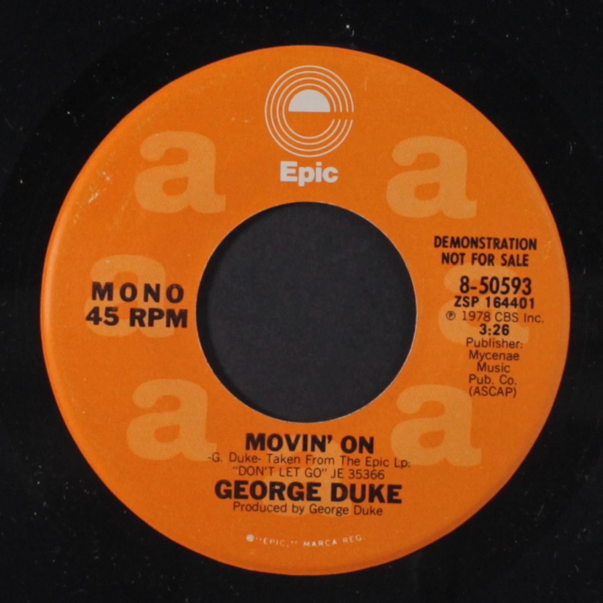 movin' on / mono by GEORGE DUKE