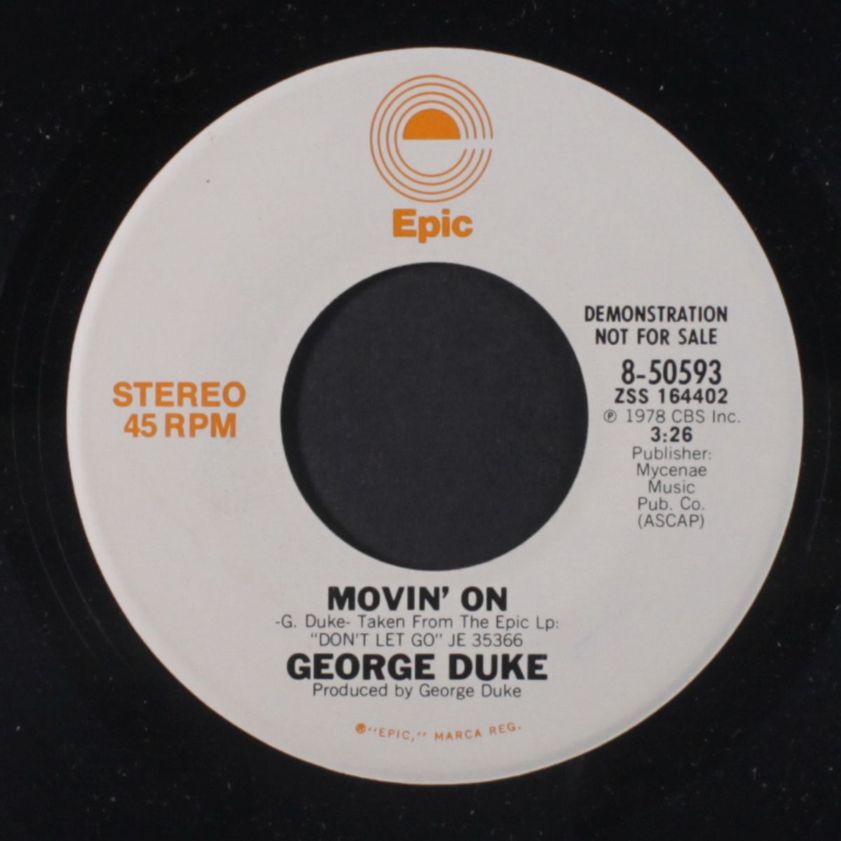movin' on / mono by GEORGE DUKE