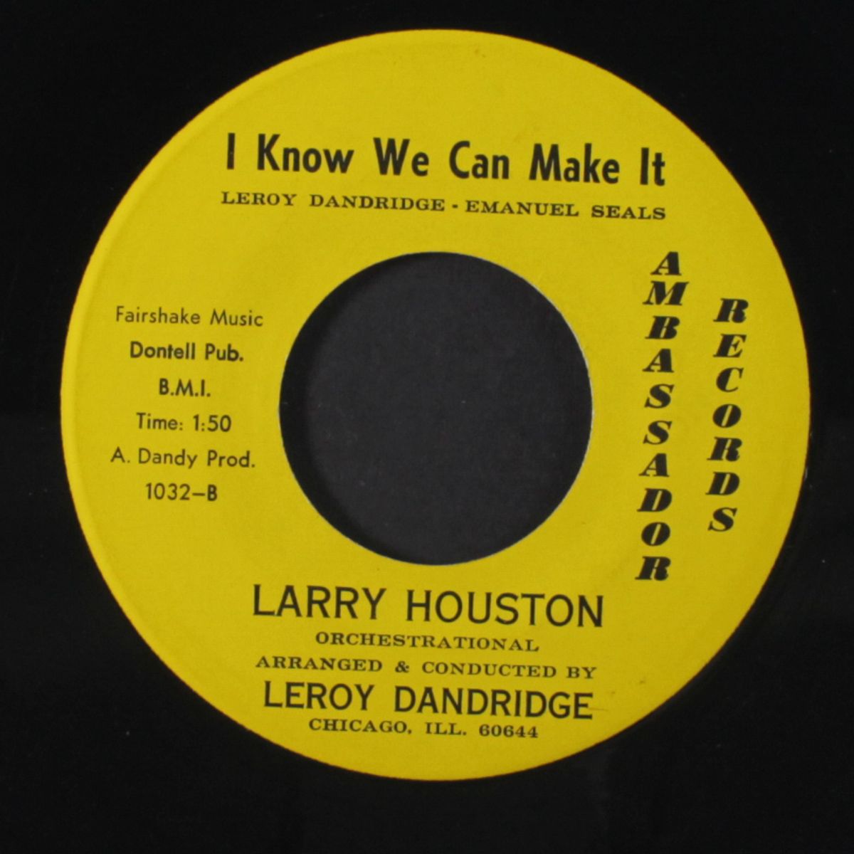 i need love / i know we can make it by LARRY HOUSTON