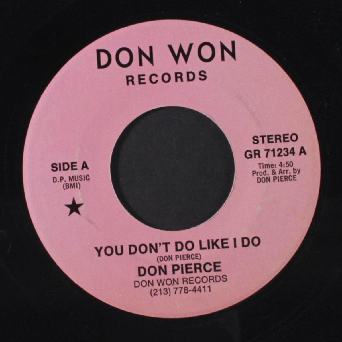 you don't do like i do / big don's boogie woogie by DON PIERCE