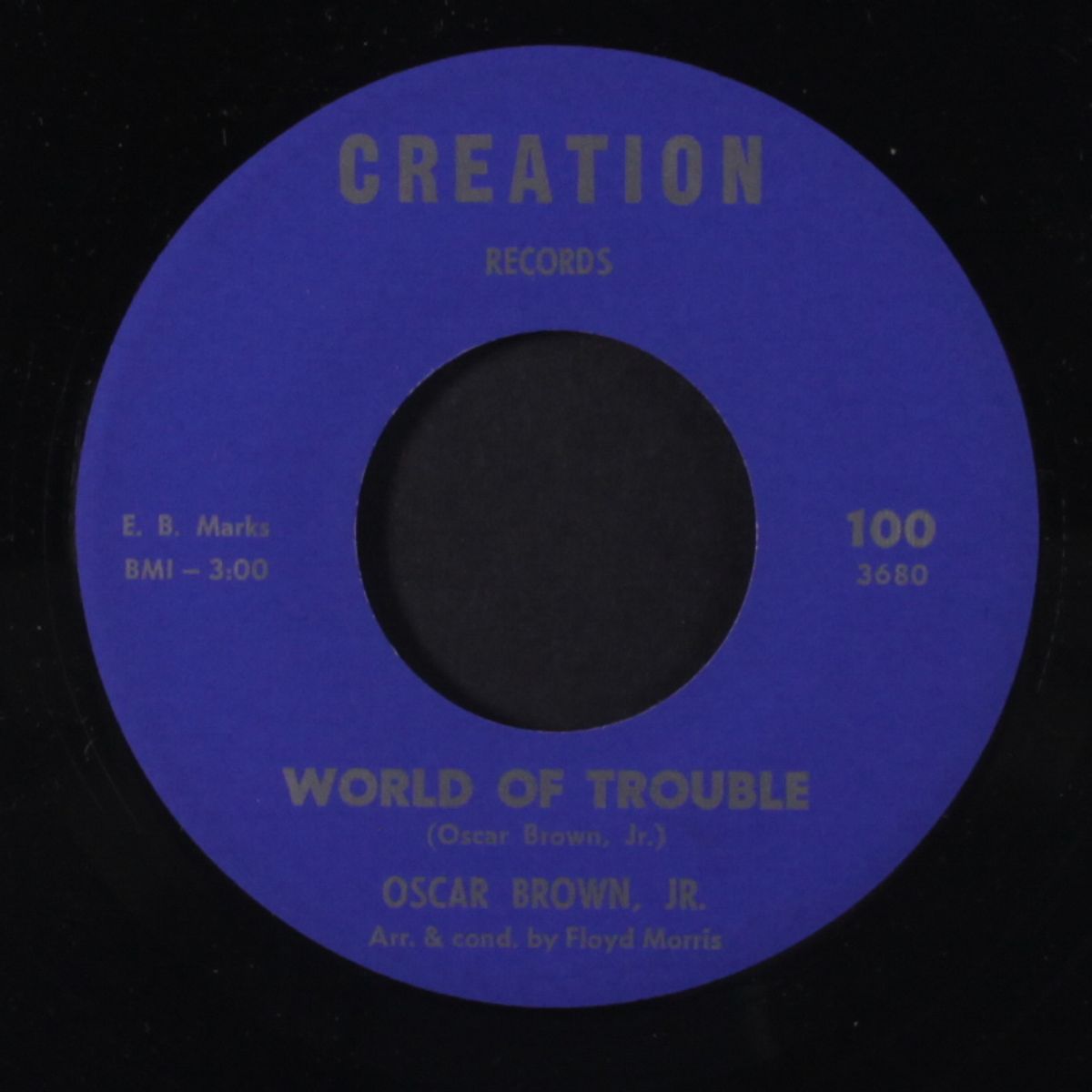 world of trouble / first lady by OSCAR BROWN JR