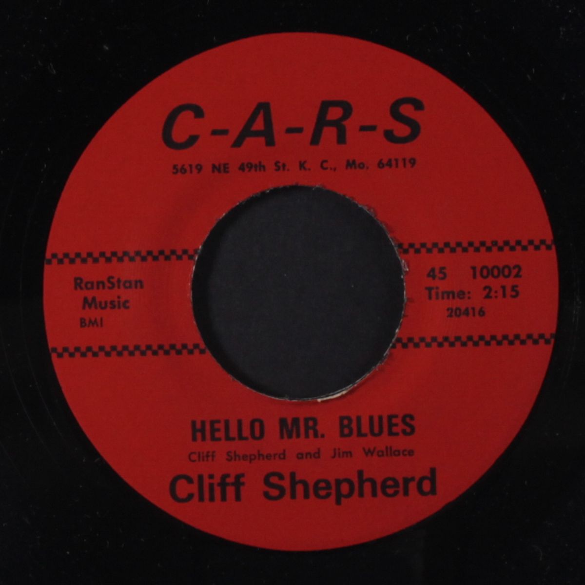 hello mr. blues / castaway soul by CLIFF SHEPHERD