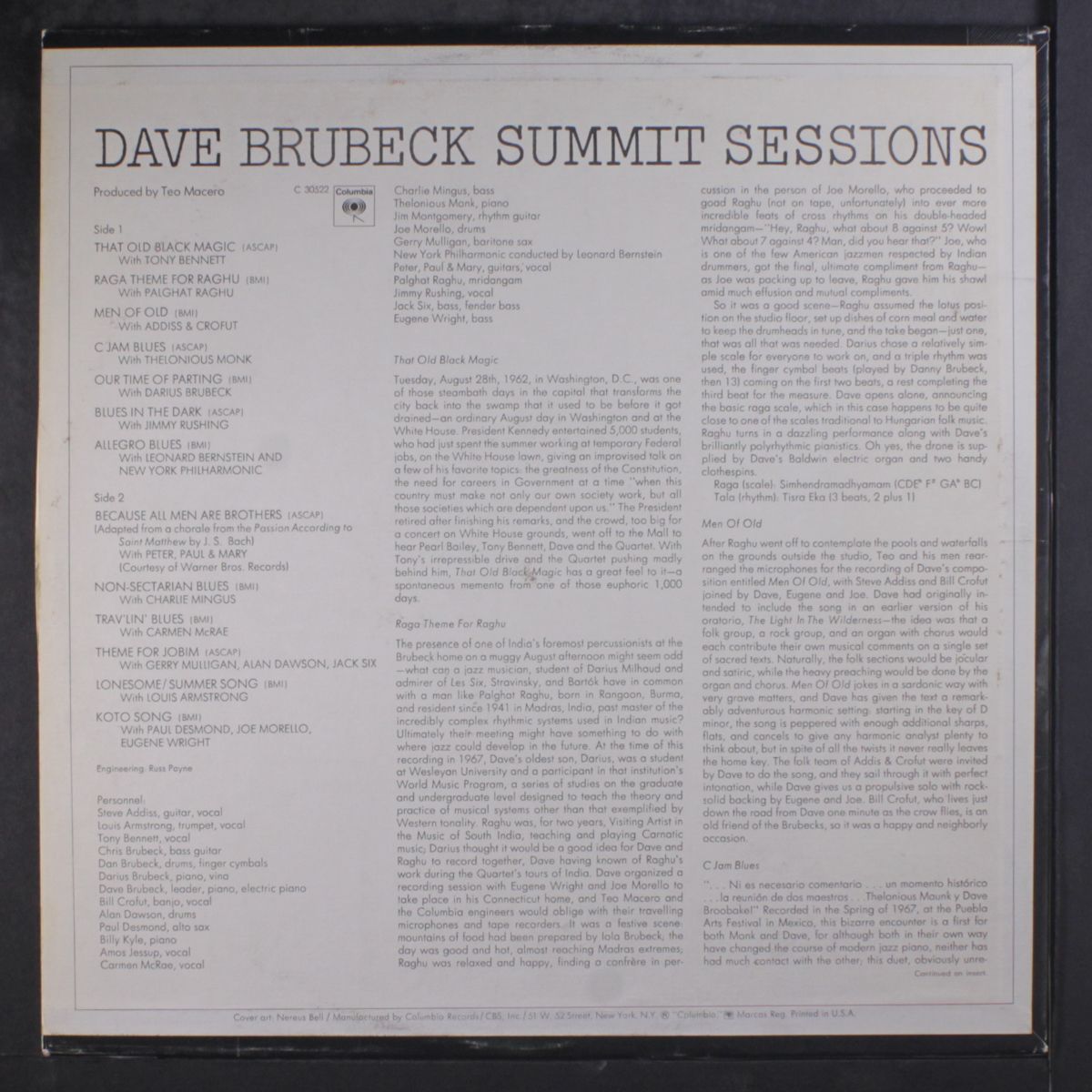 summit sessions by DAVE BRUBECK