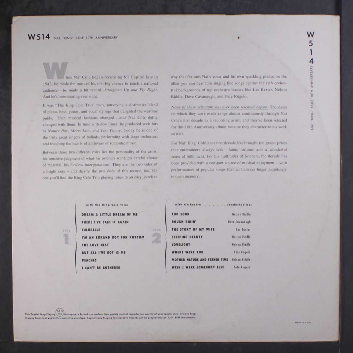 10th anniversary by NAT KING COLE