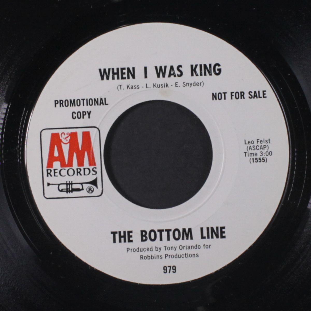 when i was king / show me the world of wonder by BOTTOM LINE