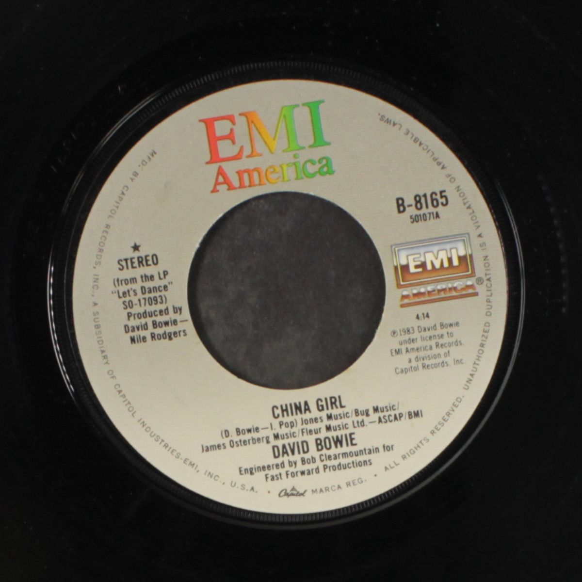 china girl / shake it by DAVID BOWIE