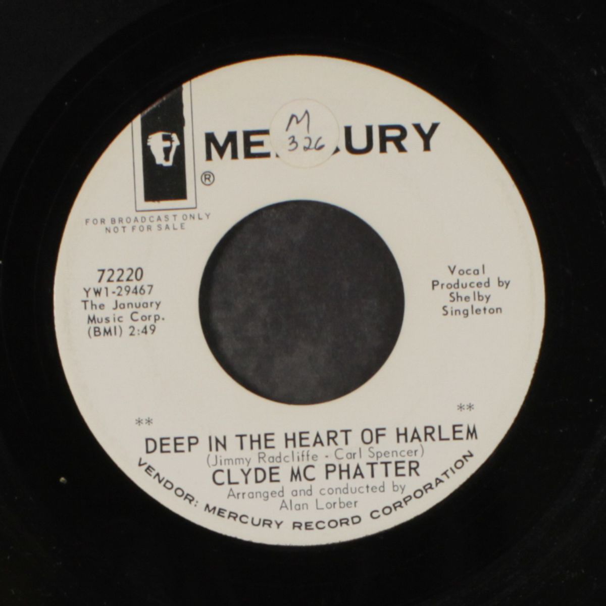 deep in the heart of harlem / happy good times by CLYDE MCPHATTER